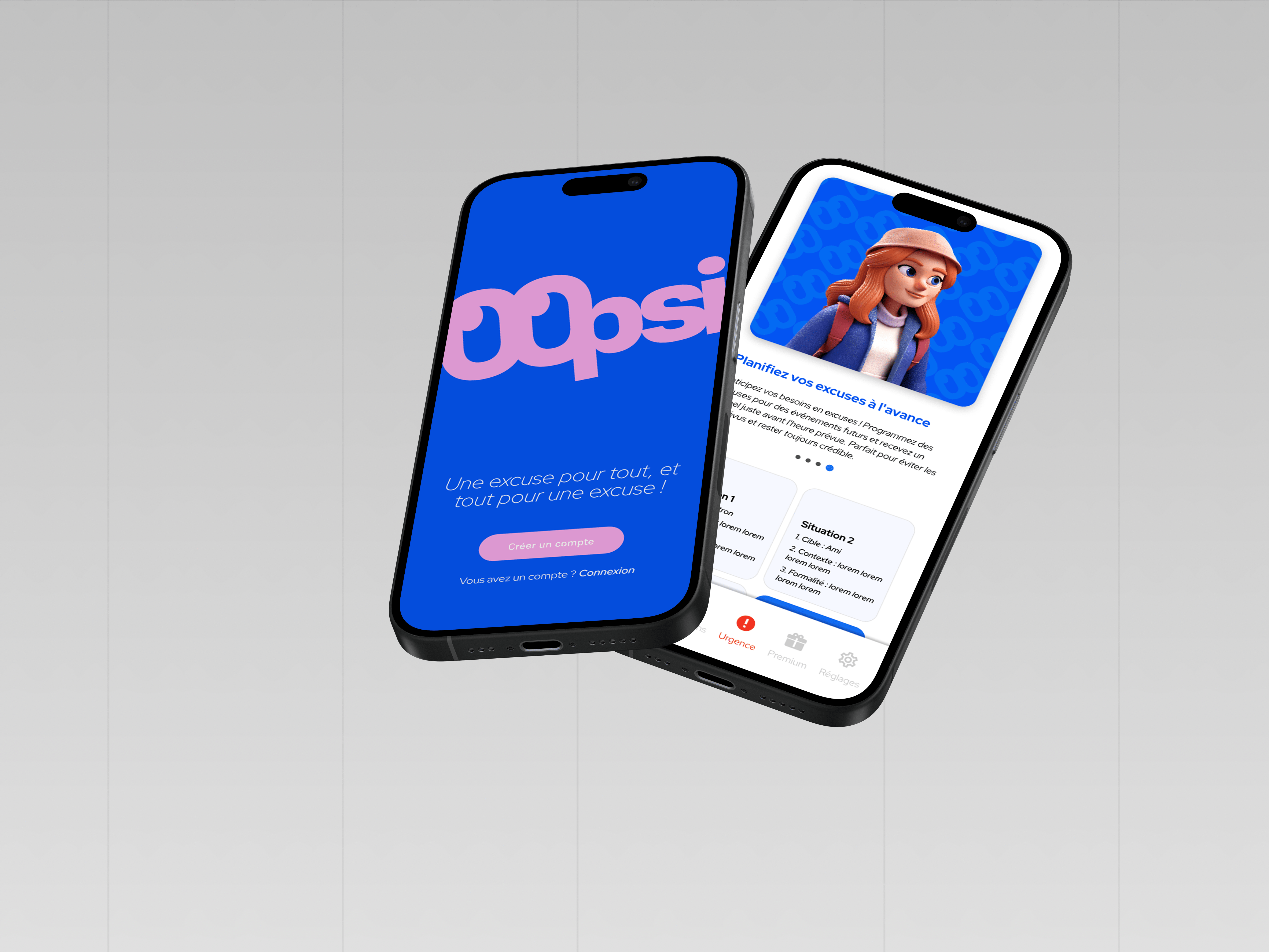 visuel de l'app