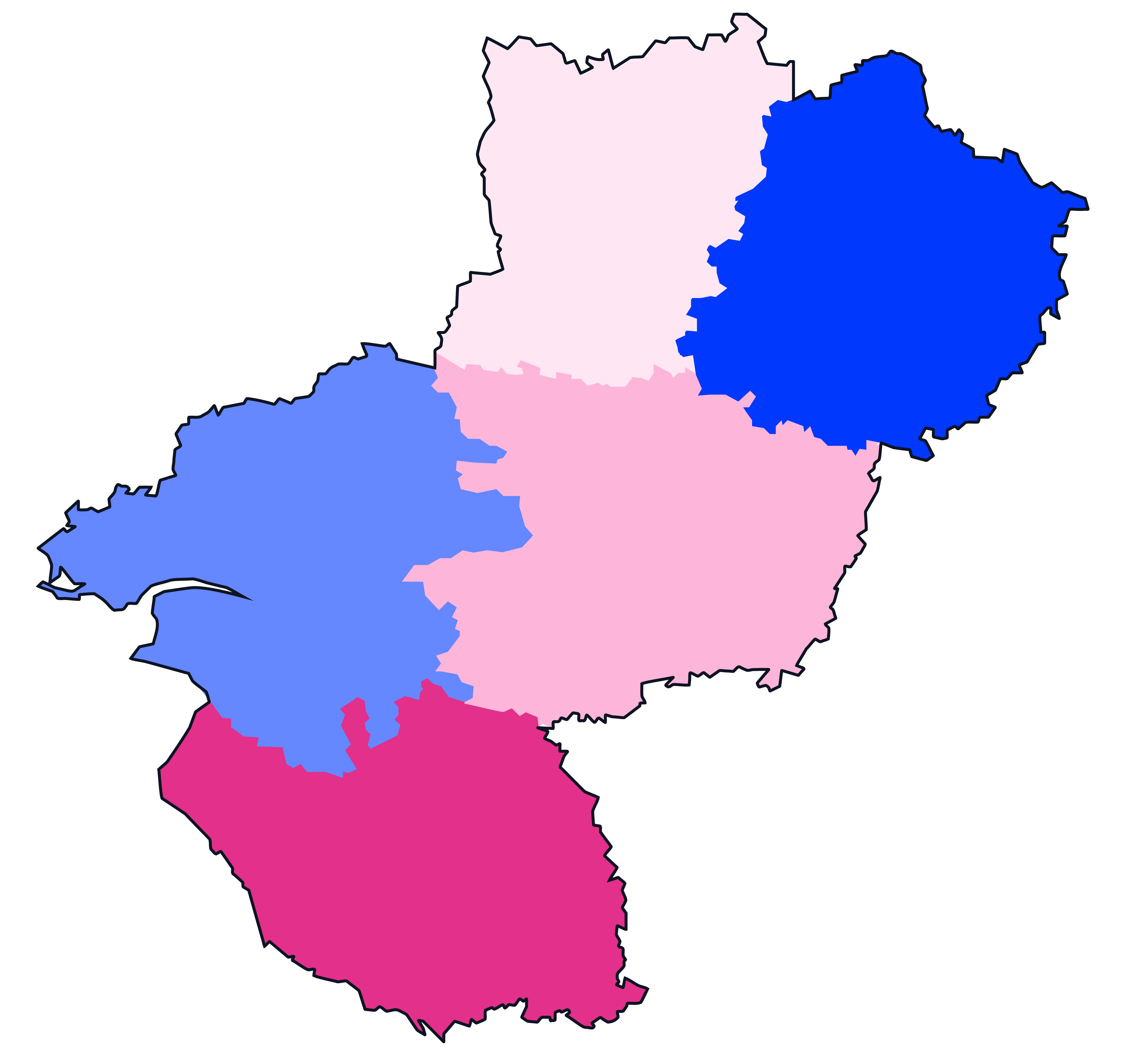 Carte Pays de la Loire
